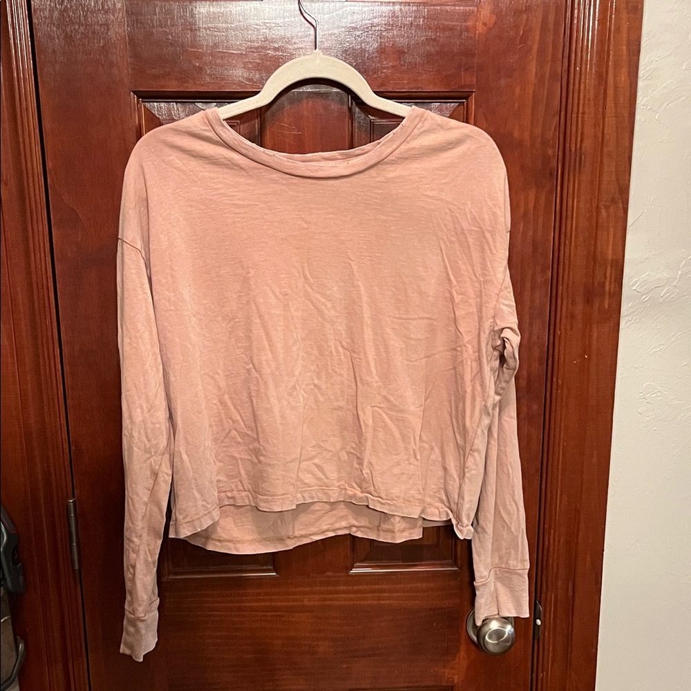Aerie Blush Pink Long Sleeve Sweatshirt